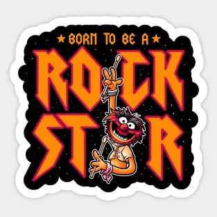 Born to be a Rock Star Sticker